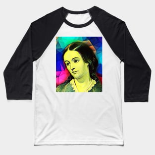 Margaret Fuller Colourful Portrait | Margaret Fuller artwork 6 Baseball T-Shirt